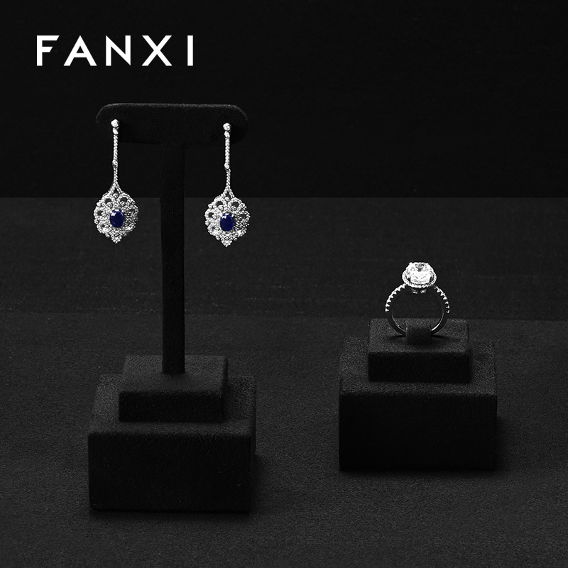 FANXI Luxury Multi-color optional Metal Jewelry stand
