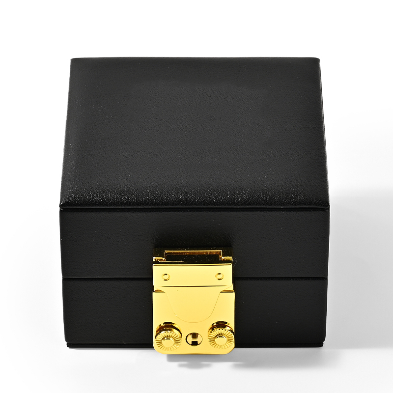 FANXI Custom black leather jewelry box