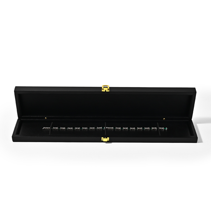 FANXI Custom black leather jewelry box