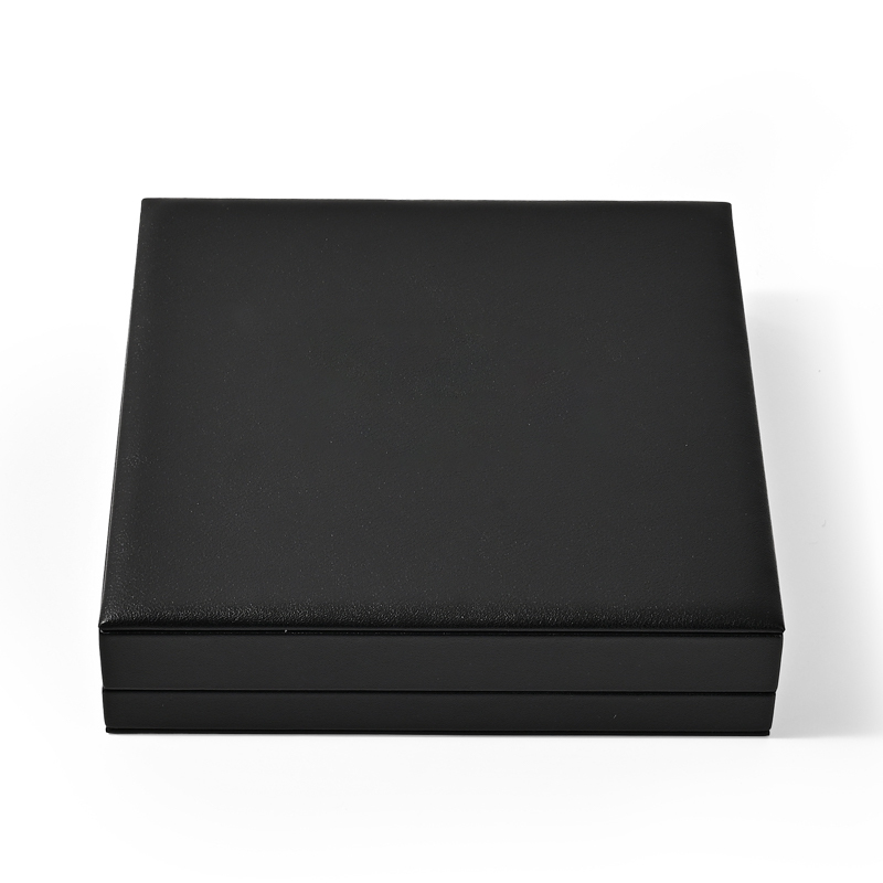 FANXI Custom black leather Necklace box