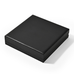 FANXI Custom black leather Necklace box