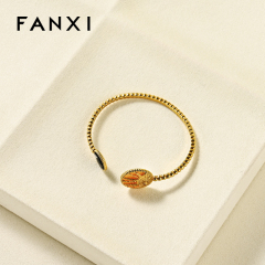 FANXI custom Belge Microfiber jewellery tray display