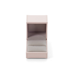 FANXI Custom pink PU leather ring box