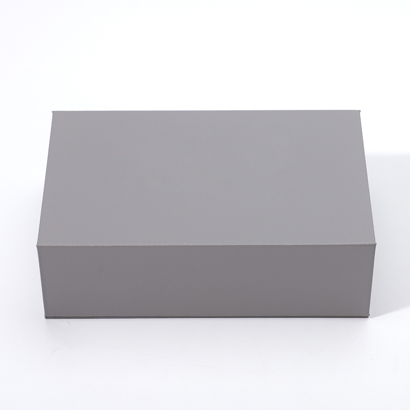 FANXI Custom grey paper velvet jewelry box