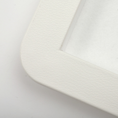 FANXI Custom white PU leather microfiber jewelry plate