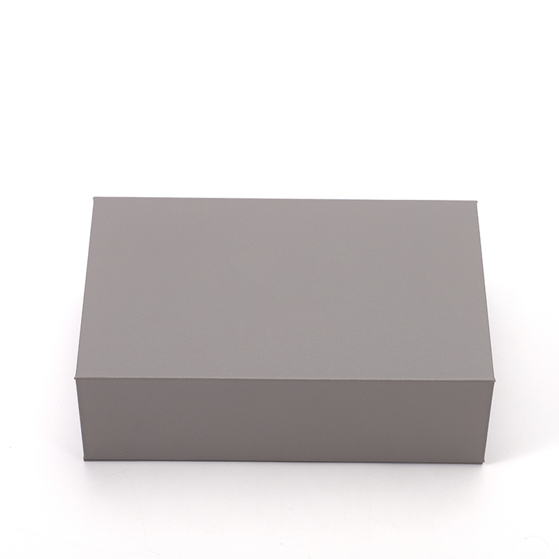 FANXI Custom grey leathere paper velvet jewelry box
