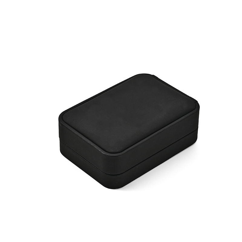 FANXI Custom black PU leather microfiber pendant box