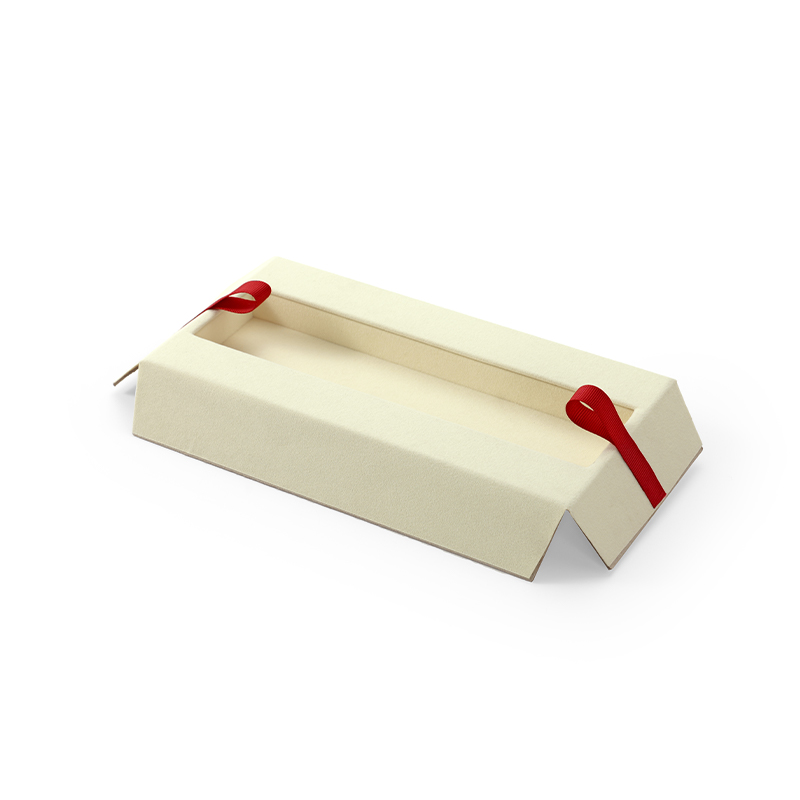 FANXI Custom red leatherette paper velvet magnetic box