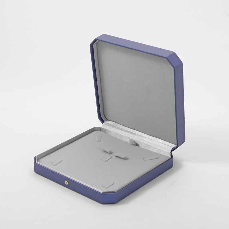 FANXI Custom blue PU leather velvet set box
