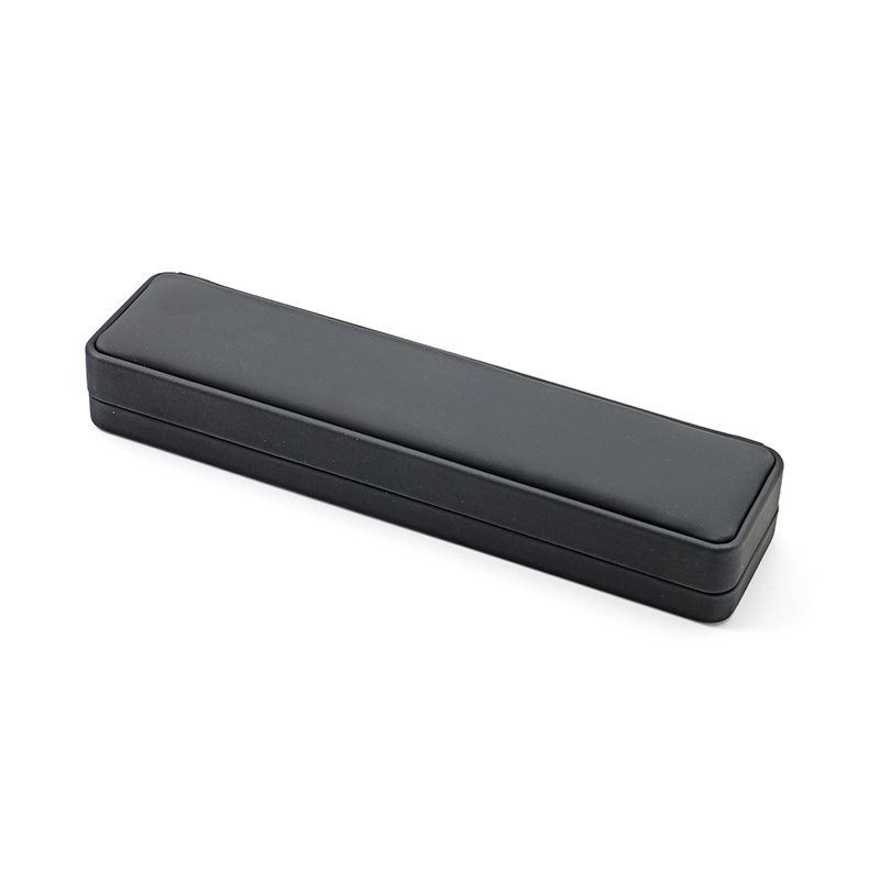 FANXI Custom black PU leather microfiber bracelet box