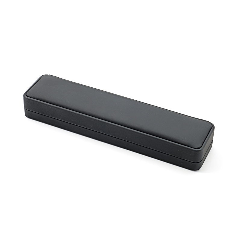 FANXI Custom black PU leather microfiber bracelet box