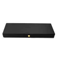 FANXI Custom black PU leather microfiber jewelry box