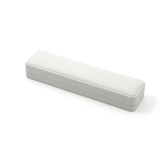 FANXI Custom white PU leather microfiber bracelet box