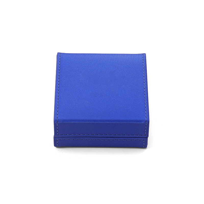 FANXI Custom dark blue PU leather velvet bangle box