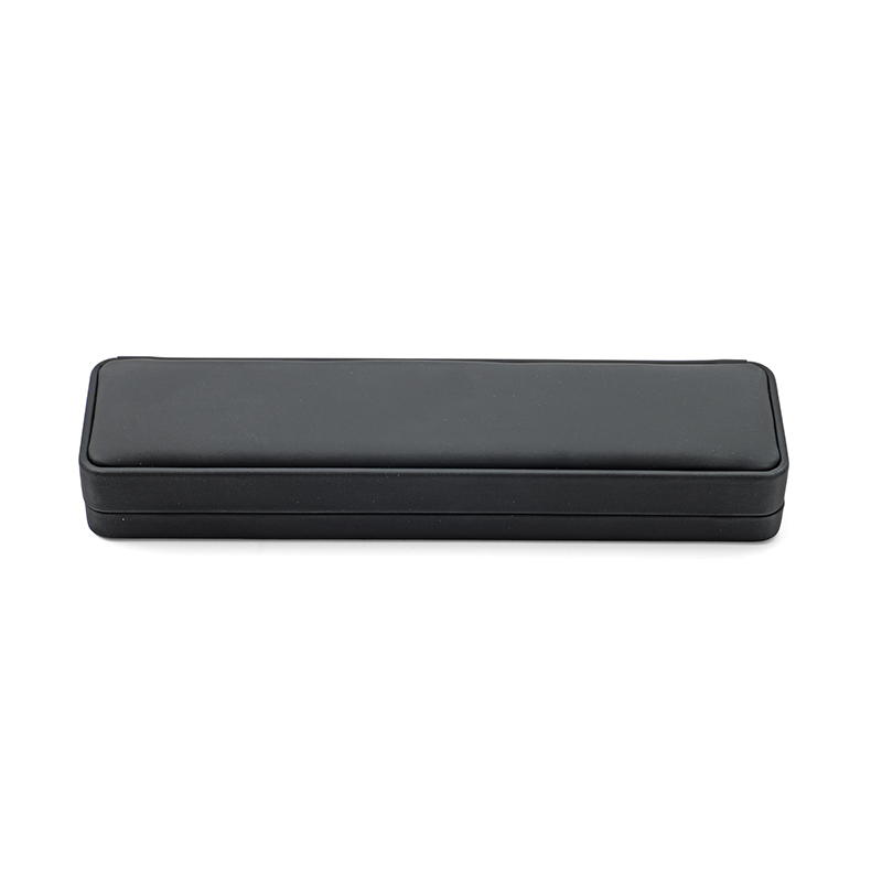 FANXI Custom black PU leather microfiber bracelet box