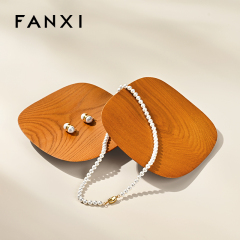 FANXI Hot Sale Wood Color Solid Wood Storage Tray