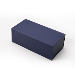 FANXI Custom Blue Paper Microfiber Drawer Magnetic Box