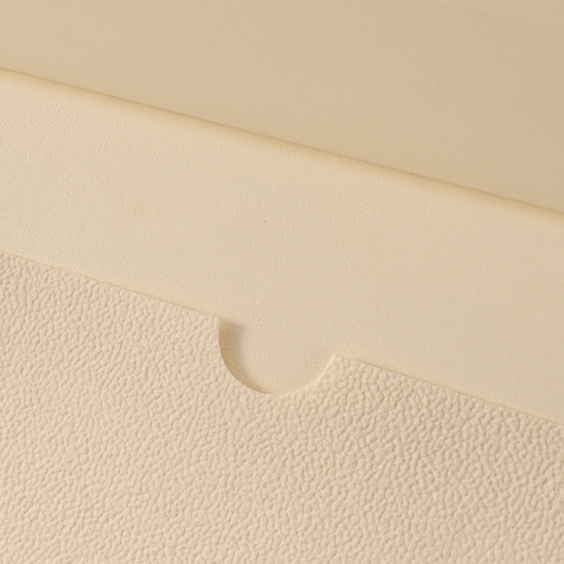 FANXI Custom Beige Leatherette Paper Velvet Magnet Box