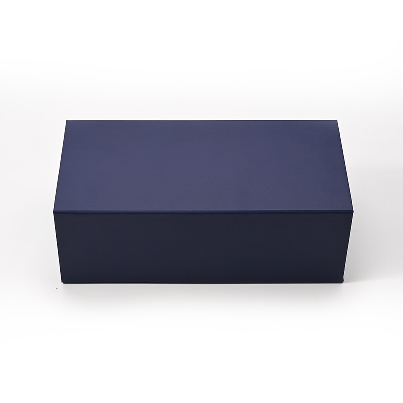 FANXI Custom Blue Paper Microfiber Drawer Magnetic Box