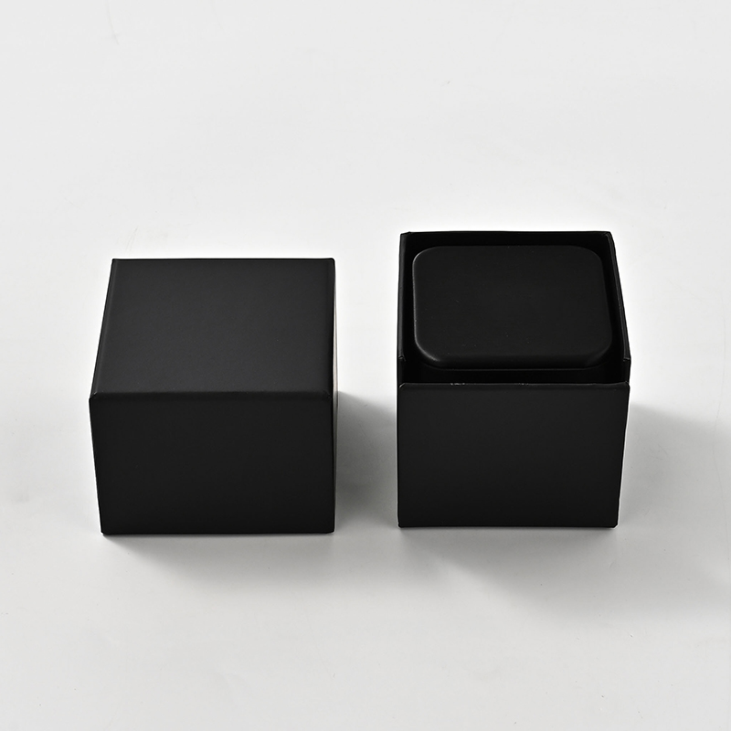 FANXI Custom Black PU Leather Microfiber Ring Box