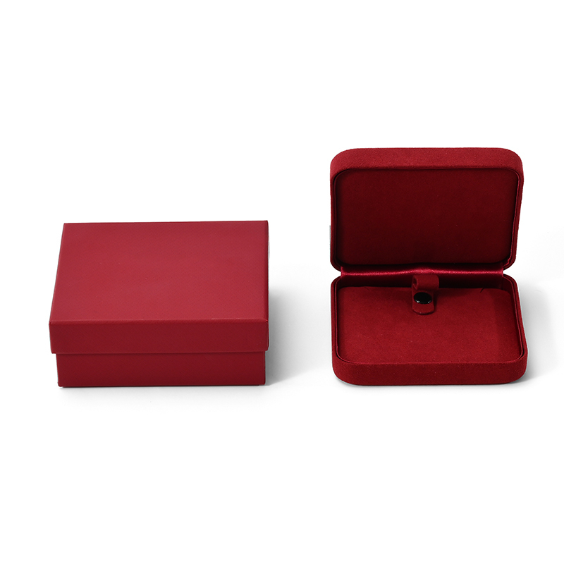 FANXI Custom Red Full Microfiber Bangle Box