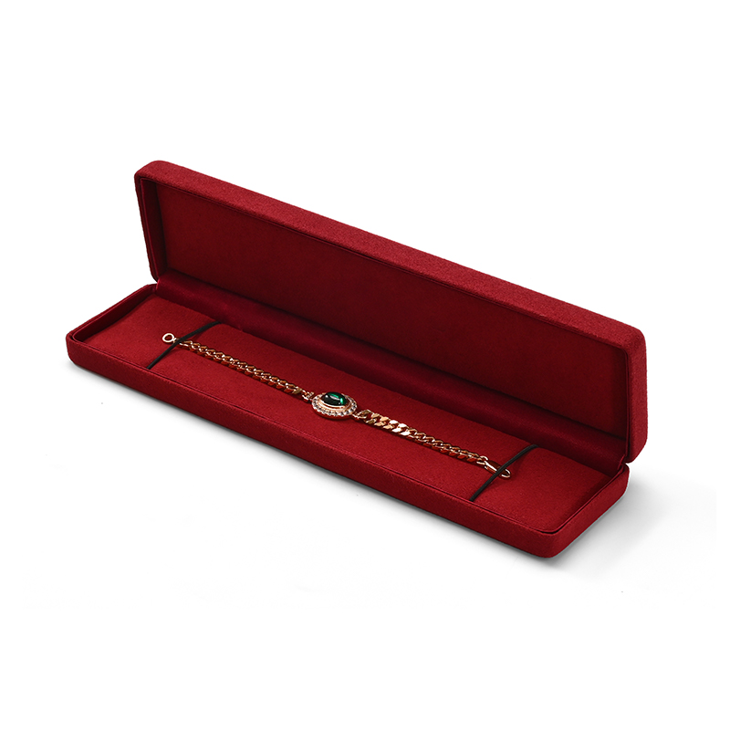 FANXI Custom Red Full Microfiber Long Chain Box