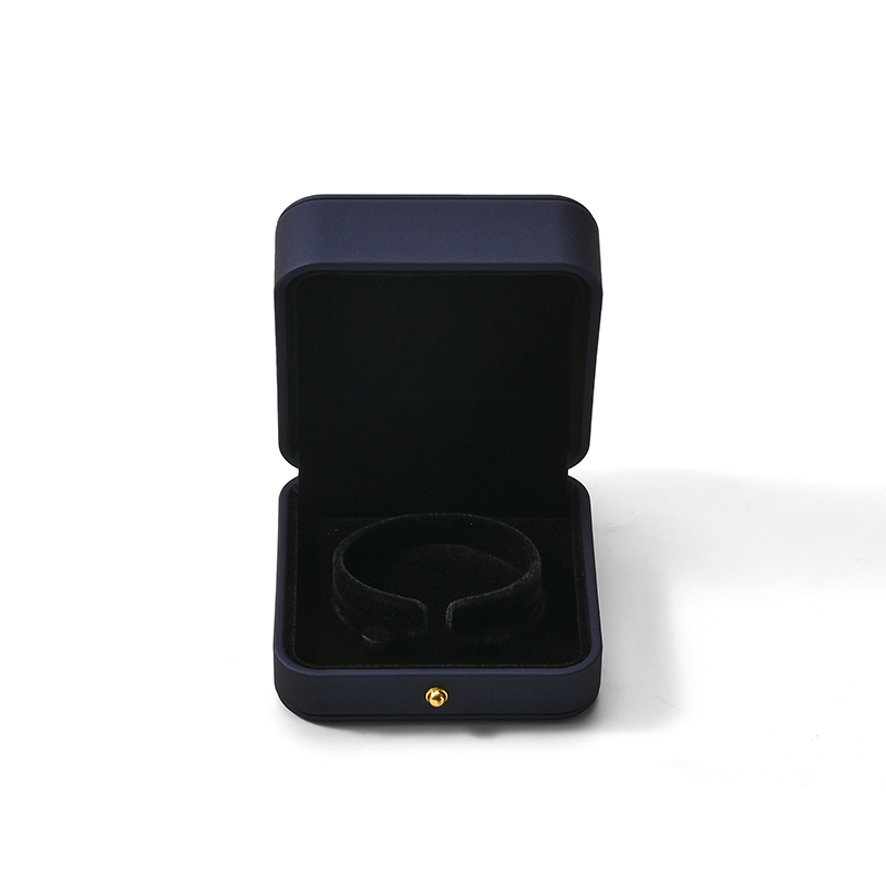 FANXI Custom Blue Paper Microfiber PU Bracelet Box