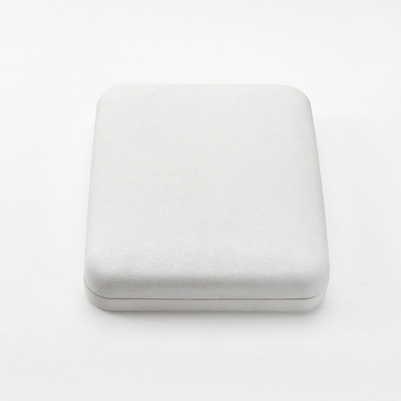 FANXI Custom White Microfiber Jewelry Box