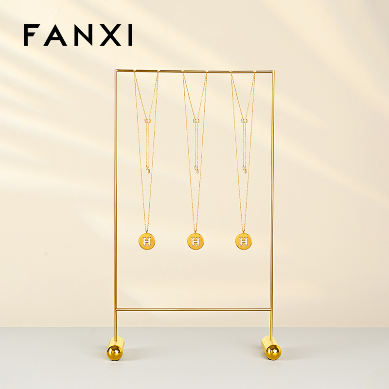 FANXI Hot sale Multi-color Metal Jewelry Display Stand