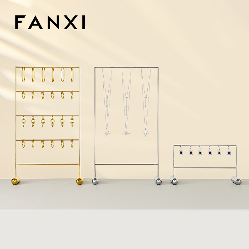 FANXI Hot sale Multi-color Metal Jewelry Display Stand