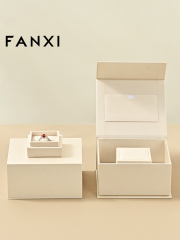 FANXI Factory Polychrome Paper Velvet Jewelry Box