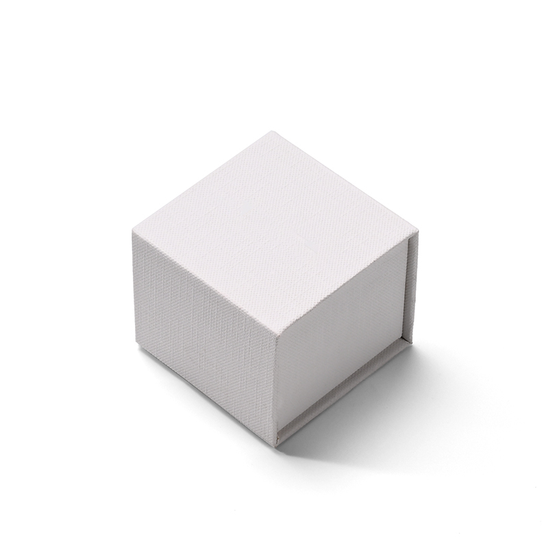 FANXI Custom White Vlevet Paper Ring Box