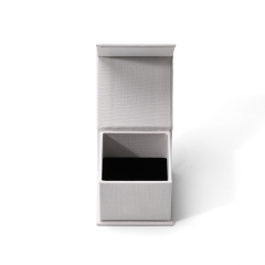 FANXI Custom White Vlevet Paper Ring Box