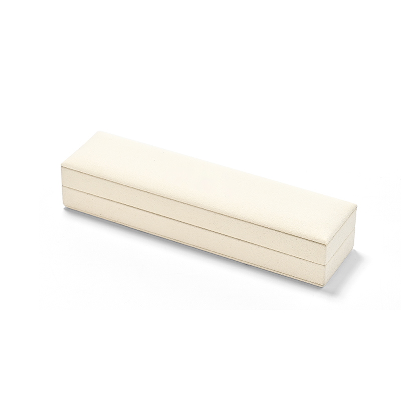 FANXI Custom Beige Microfiber Bracelet Box