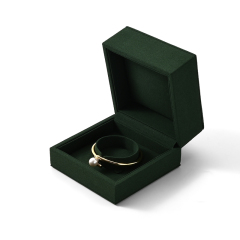 FANXI Custom Green Microfiber Bracelet Box