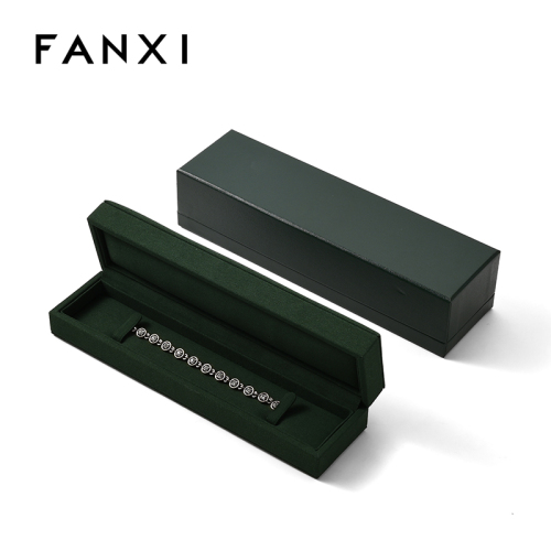 FANXI Custom Green Microfiber Long-chain Box