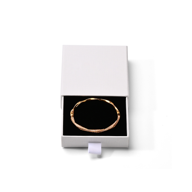 FANXI Custom White Vlevet Paper Earring Box