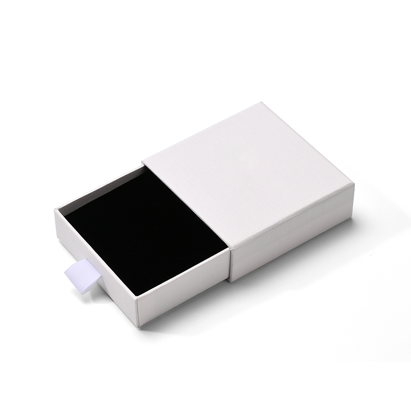 FANXI Custom White Vlevet Paper Earring Box