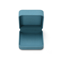 FANXI Custom Blue Microfiber Ear Studs Bracelet Box