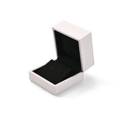 FANXI Custom Black PU Leather Microfiber Ear Nail Box