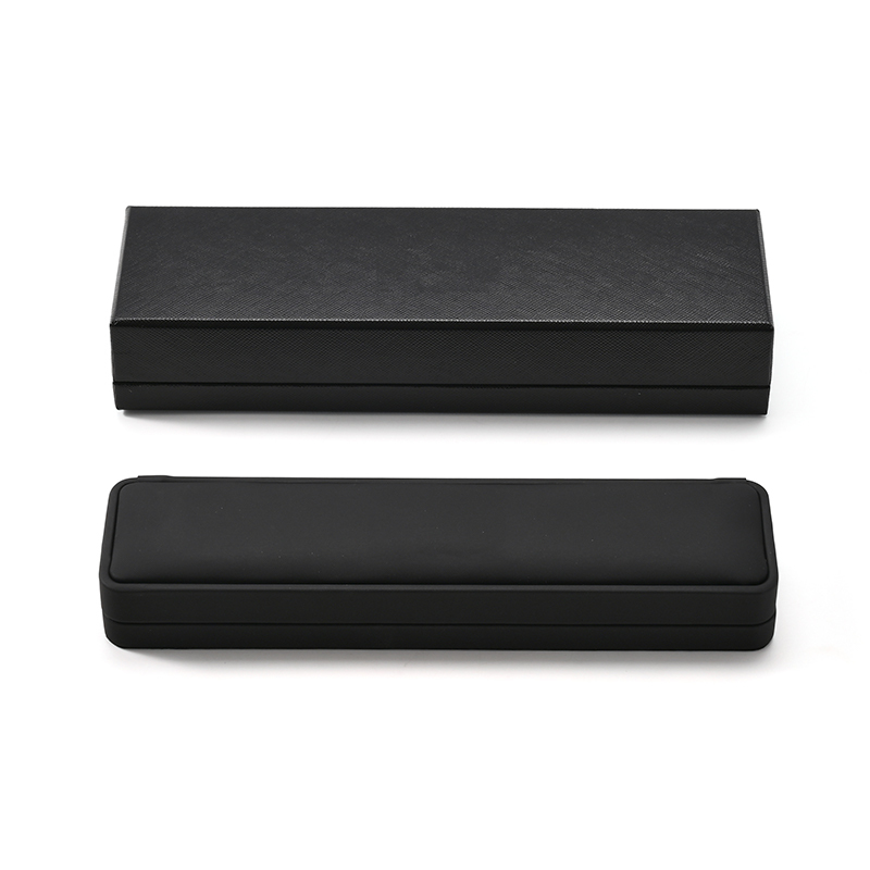 FANXI Custom Black PU Leather Microfiber Bracelet Box