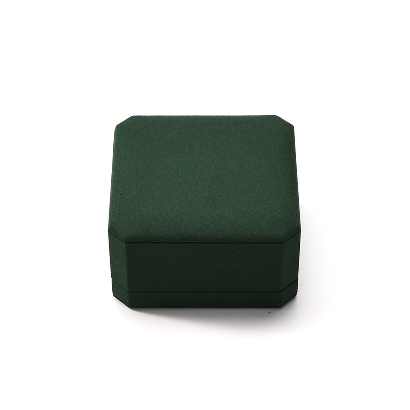 FANXI Custom Green Microfiber Ring Box