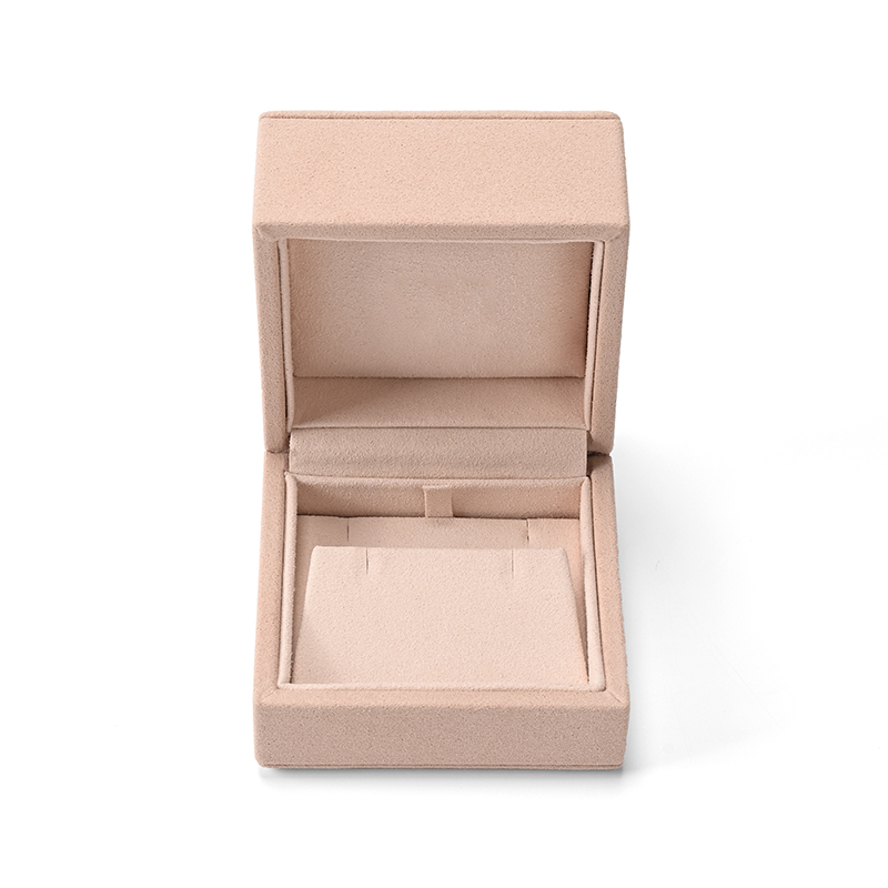 FANXI Custom Pink Microfiber Jewelry Box