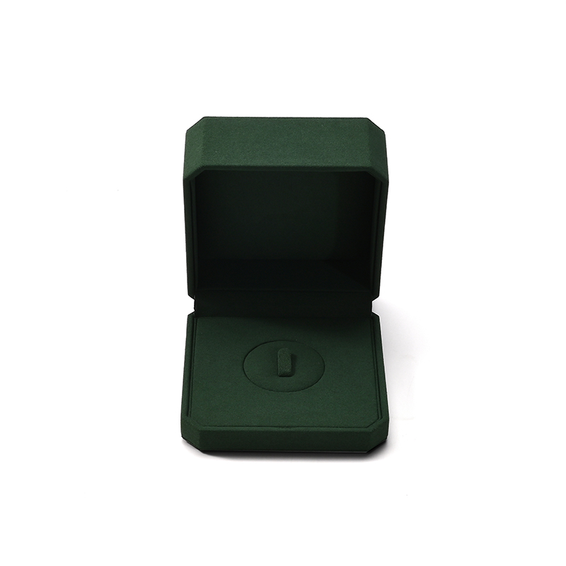 FANXI Custom Green Microfiber Ring Box