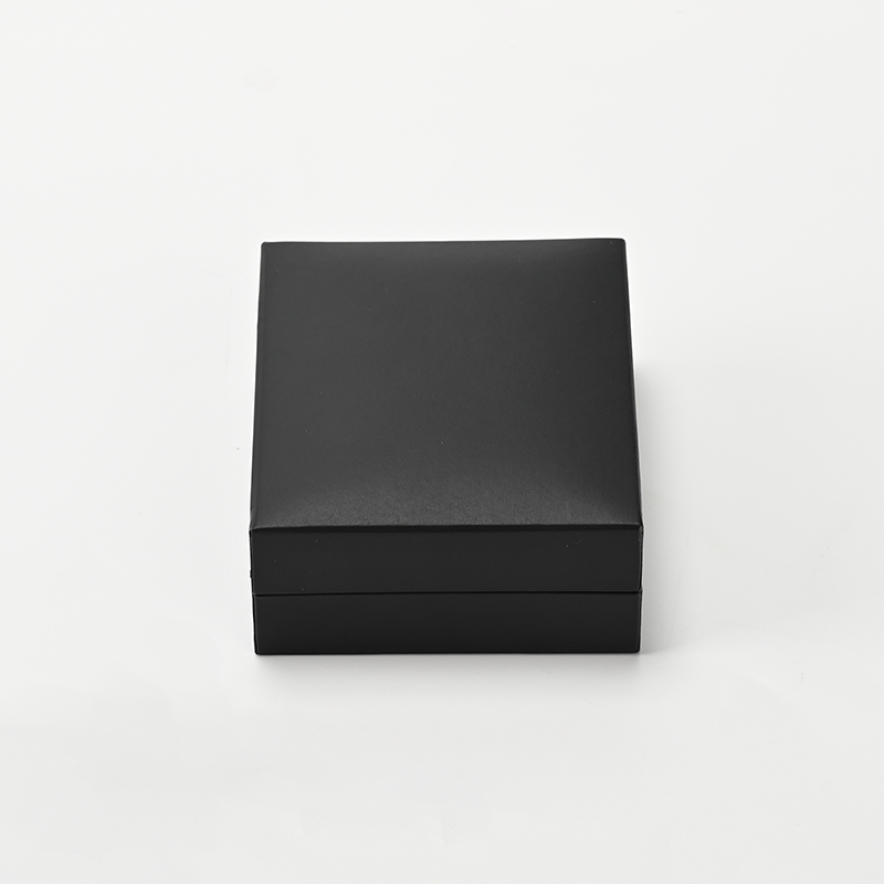 FANXI Custom Black Leatherette Paper Microfiber Ring Box