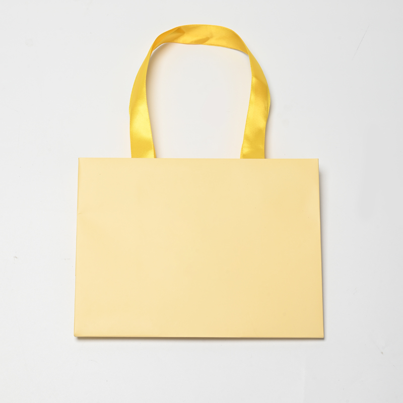 FANXI Custom Yellow Paper Jewelry Bag