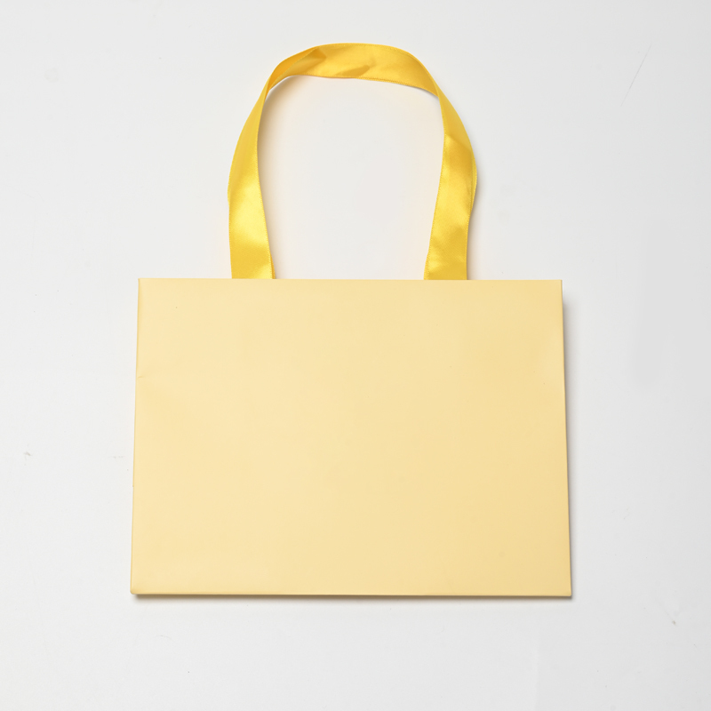 FANXI Custom Yellow Paper Jewelry Bag