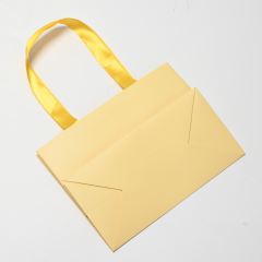 FANXI Custom Yellow Paper Jewelry Bag