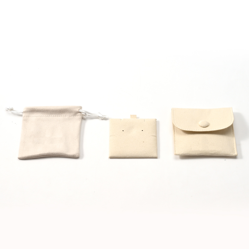 FANXI Custom Yellow Microfiber Jewelry Pouch