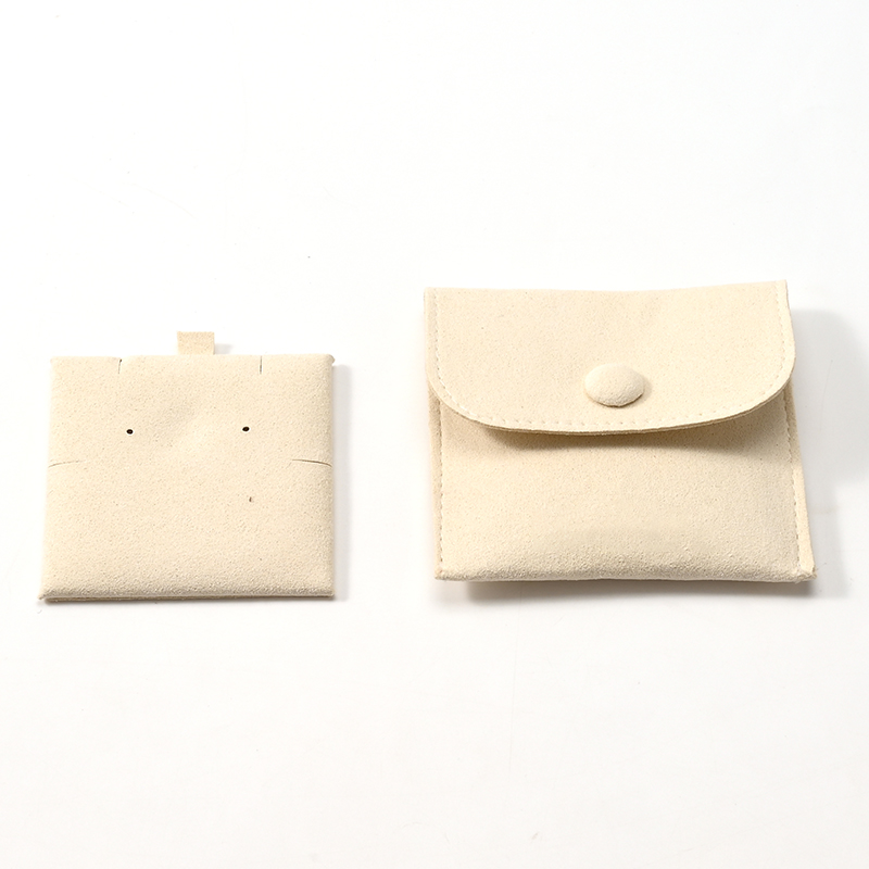 FANXI Custom Yellow Microfiber Jewelry Pouch